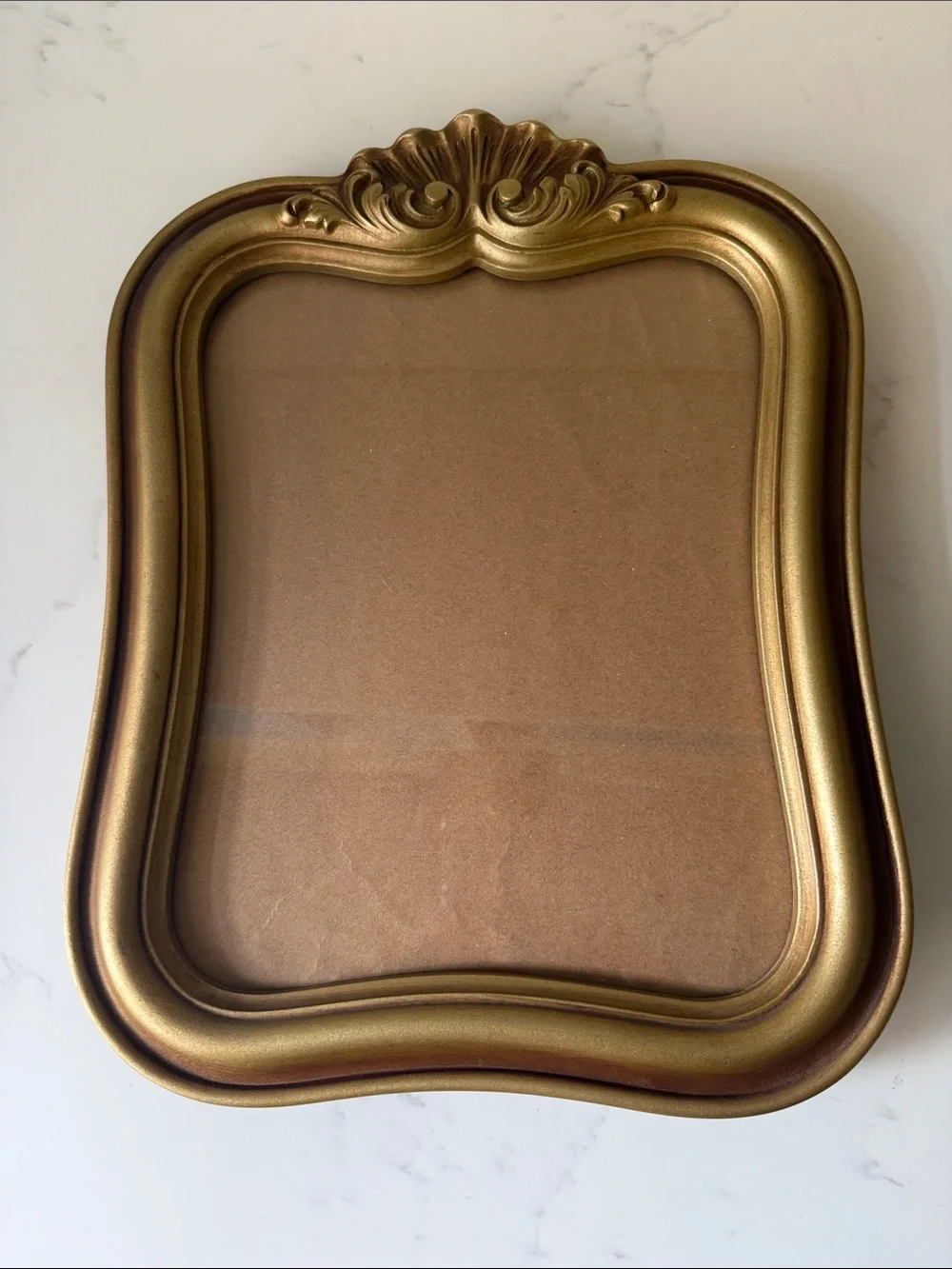 Vintage Gold Tone Table Top Picture Frame 1972